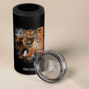 Cincinnati Tiger 4 in 1 Can Cooler Tumbler Bootleg Vintage TS10 Print Your Wear