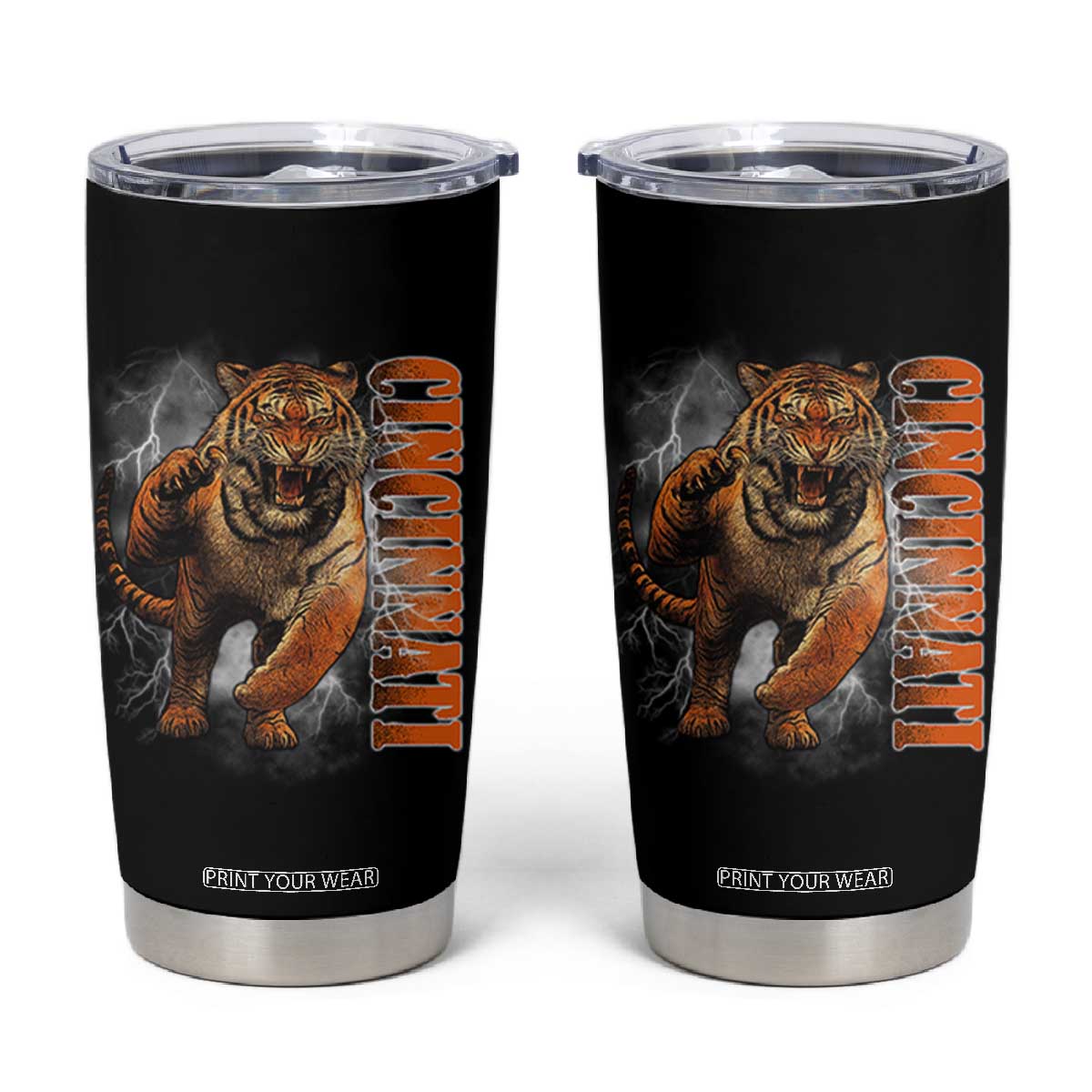 BFT Game Day Tumbler Cup Bootleg Vintage TS10 Black Print Your Wear