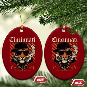 Cincinnati Tiger Ceramic Ornament Retro Vintage Mascot Sports Fan TS10 Print Your Wear