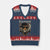 Cincinnati Tiger V-Neck Knit Sweater Vest Retro Vintage Mascot Sports Fan TS10 Navy Red Print Your Wear