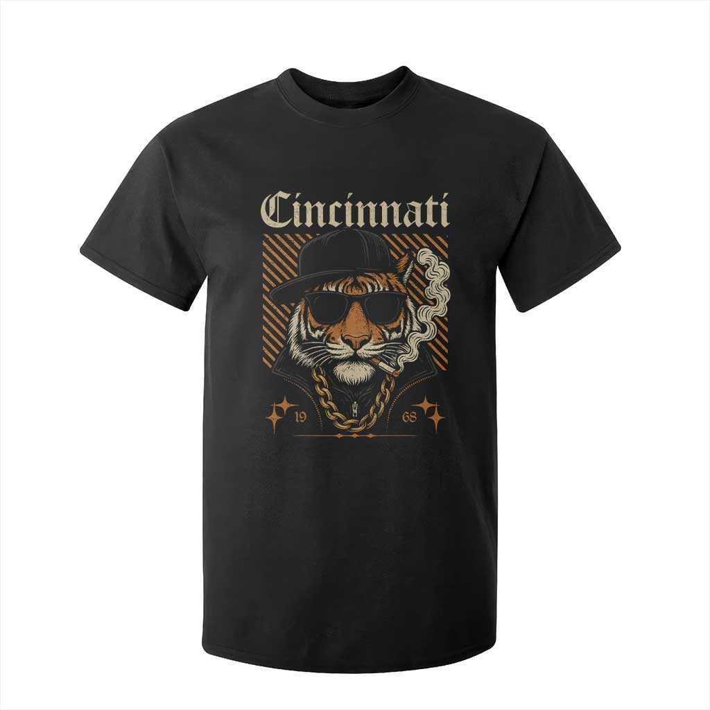 Cincinnati Tiger T Shirt For Kid Retro Vintage Mascot Sports Fan TS10 Black Print Your Wear