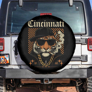 Cincinnati Tiger Spare Tire Cover Retro Vintage Mascot Sports Fan TS10 No hole Black Print Your Wear