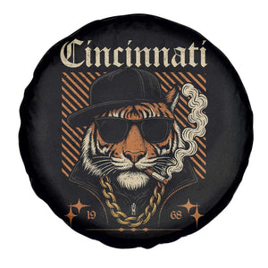 Cincinnati Tiger Spare Tire Cover Retro Vintage Mascot Sports Fan TS10 Print Your Wear