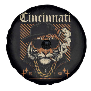 Cincinnati Tiger Spare Tire Cover Retro Vintage Mascot Sports Fan TS10 Print Your Wear
