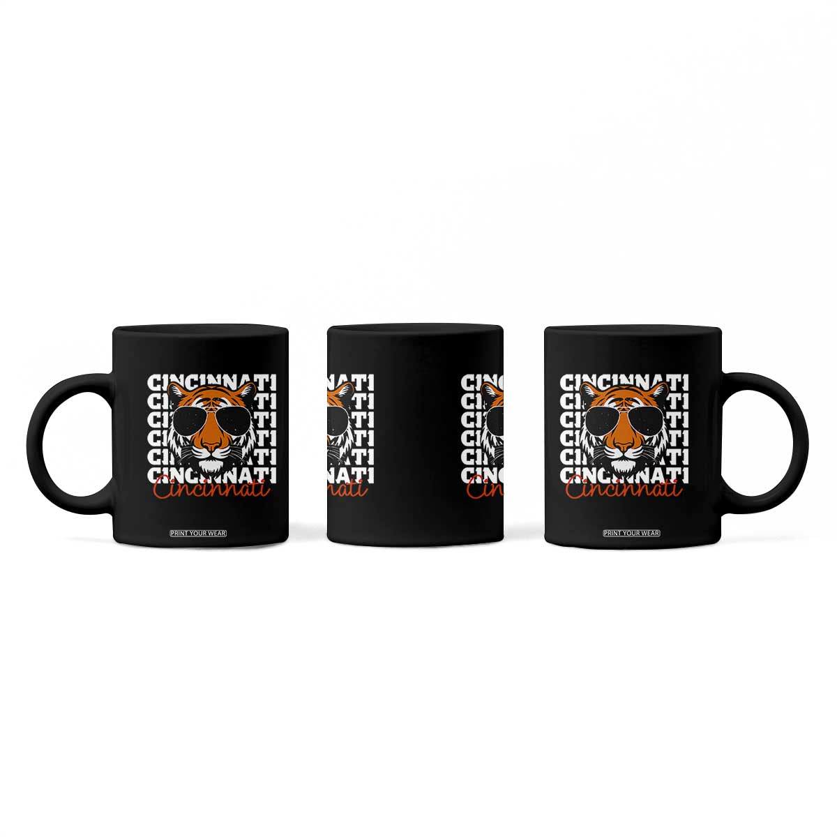 Cincinnati Tiger Coffee Mug Retro Vintage Novelty Sports Fan TS10 Print Your Wear