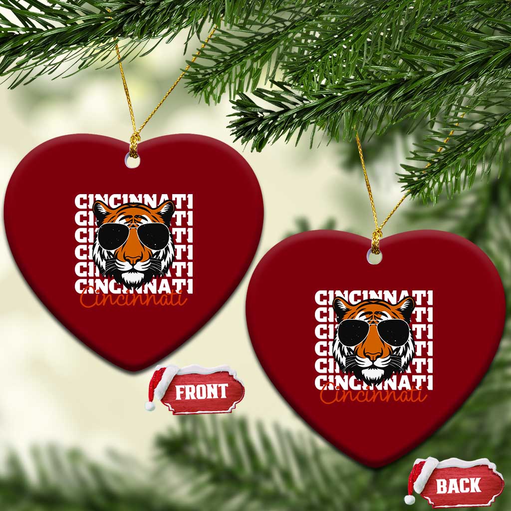 Cincinnati Tiger Ceramic Ornament Retro Vintage Novelty Sports Fan TS10 Print Your Wear