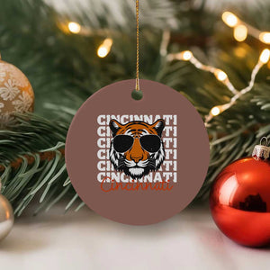 Cincinnati Tiger Ceramic Ornament Retro Vintage Novelty Sports Fan TS10 1pc Mocha Print Your Wear