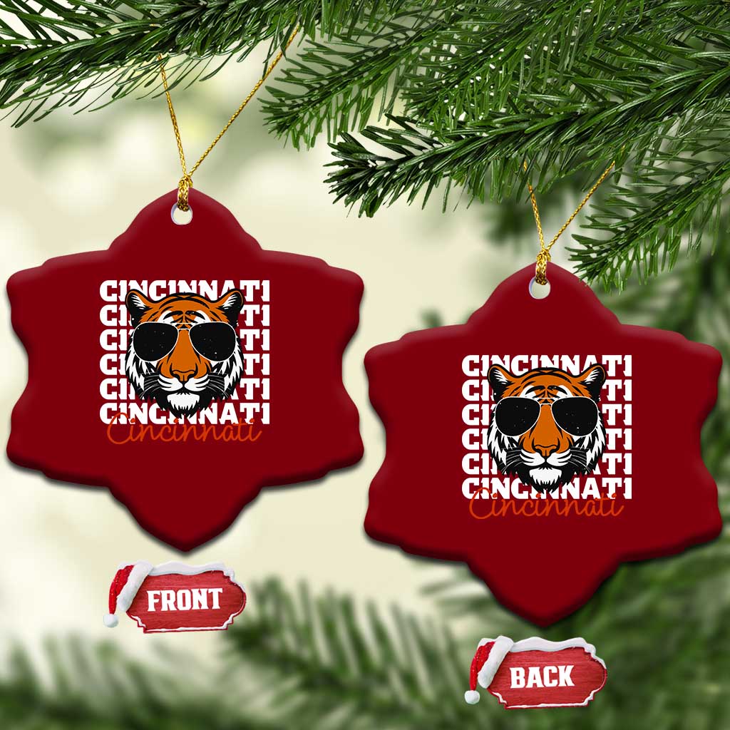 Cincinnati Tiger Ceramic Ornament Retro Vintage Novelty Sports Fan TS10 Print Your Wear