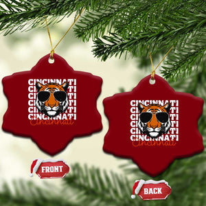 Cincinnati Tiger Ceramic Ornament Retro Vintage Novelty Sports Fan TS10 Print Your Wear