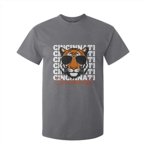 Cincinnati Tiger T Shirt For Kid Retro Vintage Novelty Sports Fan TS10 Charcoal Print Your Wear