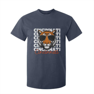 Cincinnati Tiger T Shirt For Kid Retro Vintage Novelty Sports Fan TS10 Navy Print Your Wear