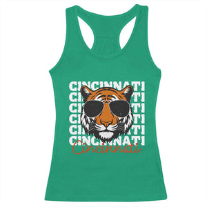 Cincinnati Tiger Racerback Tank Top Retro Vintage Novelty Sports Fan TS10 Irish Green Print Your Wear