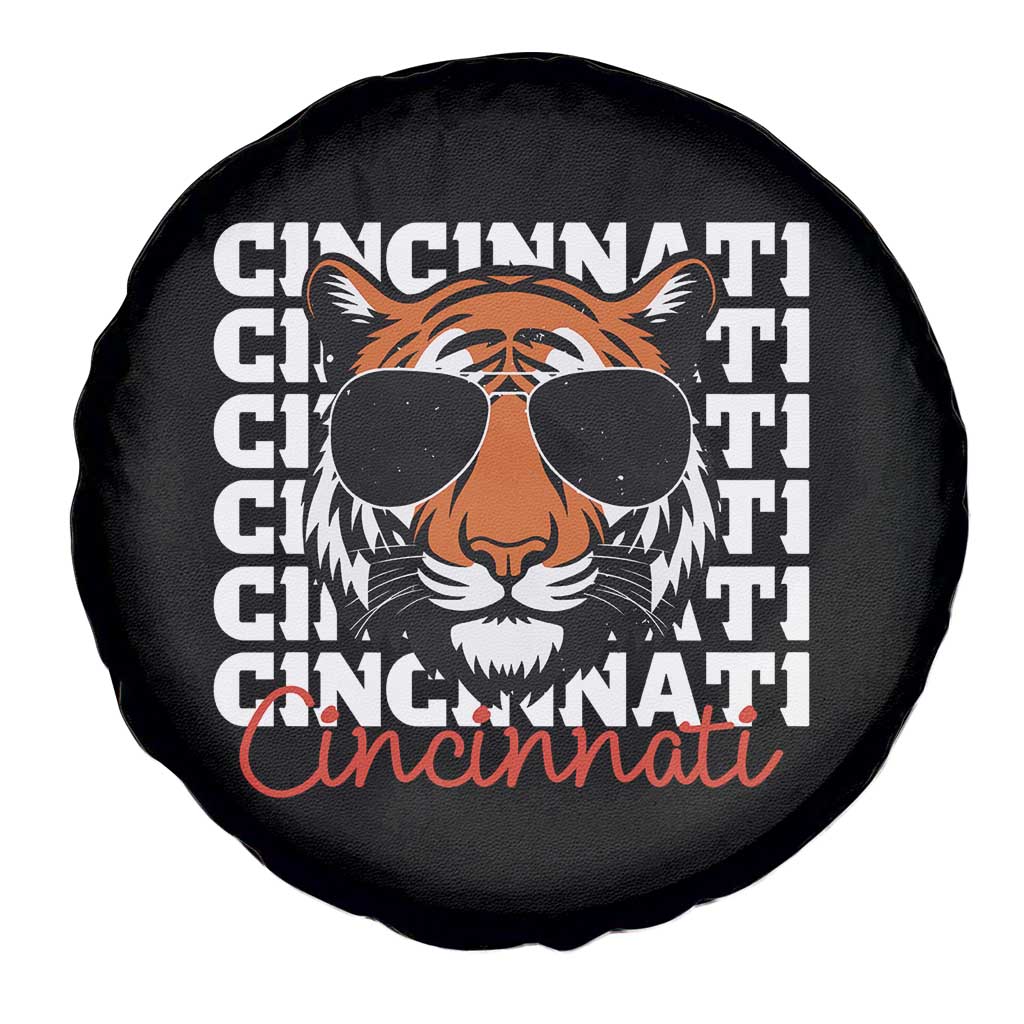Cincinnati Tiger Spare Tire Cover Retro Vintage Novelty Sports Fan TS10 Print Your Wear