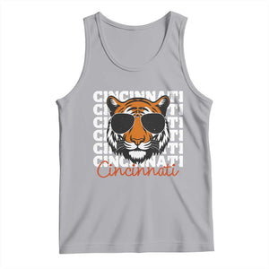 Cincinnati Tiger Tank Top Retro Vintage Novelty Sports Fan TS10 Athletic Heather Print Your Wear