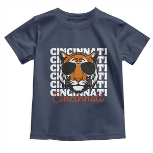 Cincinnati Tiger Toddler T Shirt Retro Vintage Novelty Sports Fan TS10 Navy Print Your Wear