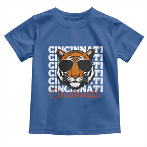 Cincinnati Tiger Toddler T Shirt Retro Vintage Novelty Sports Fan TS10 Royal Blue Print Your Wear