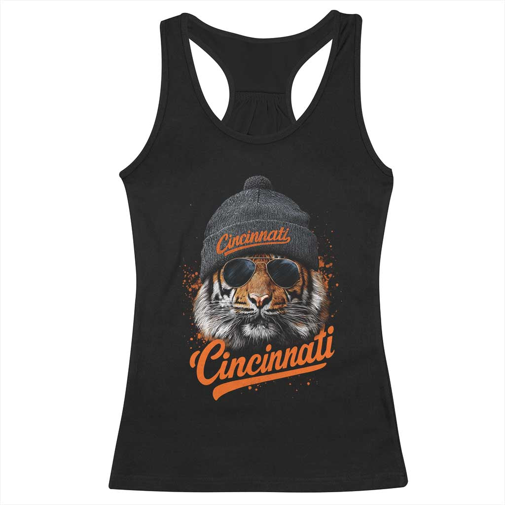Cincinnati Tiger Racerback Tank Top Retro Vintage Watercolors Sport TS10 Black Print Your Wear