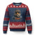 Cincinnati Tiger Ugly Christmas Sweater Retro Vintage Watercolors TS10 Navy Red Print Your Wear