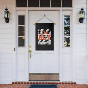 BFT Game Day Garden Flag Retro Vintage Game Dey White Stripes TS10 Print Your Wear