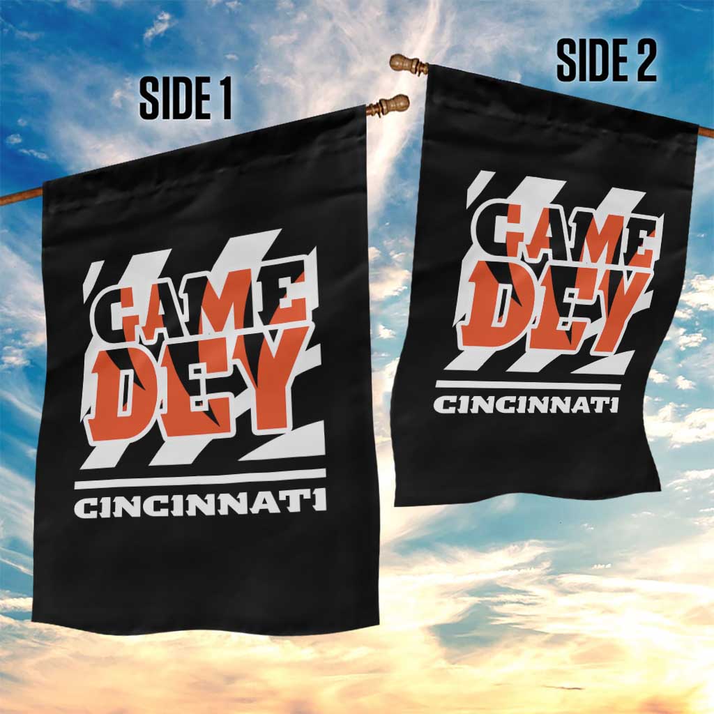 BFT Game Day Garden Flag Retro Vintage Game Dey White Stripes TS10 Print Your Wear