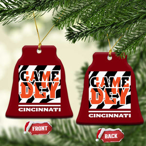 Cincinnati Ceramic Ornament Retro Vintage Game Dey White Stripes TS10 Print Your Wear