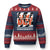 Cincinnati Ugly Christmas Sweater Retro Vintage Game Dey White Stripes TS10 Navy Red Print Your Wear