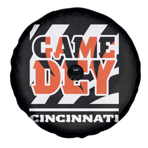 Cincinnati Spare Tire Cover Retro Vintage Game Dey White Stripes TS10 Print Your Wear