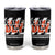 Cincinnati Tumbler Cup Retro Vintage Game Dey White Stripes TS10 Black Print Your Wear