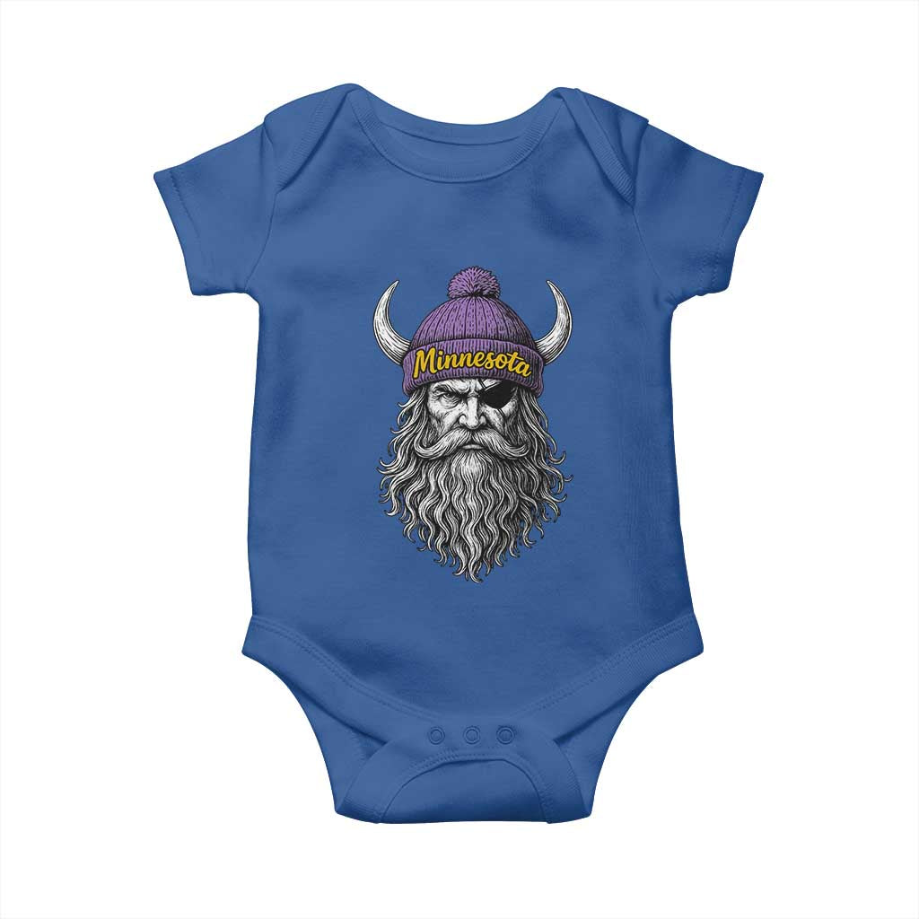 Vintage VF Baby Onesie Retro Football Sports Fan MFV TS10 Royal Blue Print Your Wear
