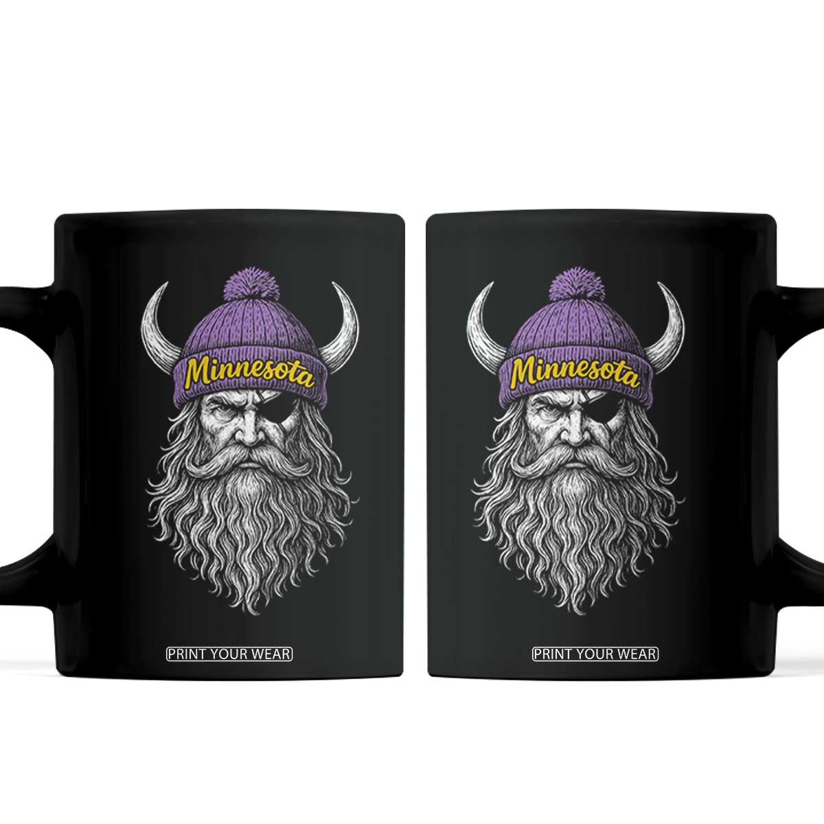 Vintage Minnesota Coffee Mug Retro Sports Fan TS10 Black Print Your Wear