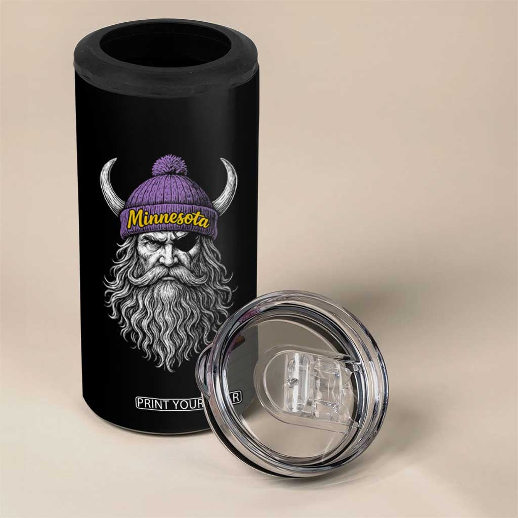 Vintage VF 4 in 1 Can Cooler Tumbler Retro Football Sports Fan MFV TS10 Print Your Wear