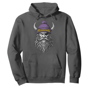 Vintage Minnesota Hoodie Retro Sports Fan TS10 Dark Heather Print Your Wear