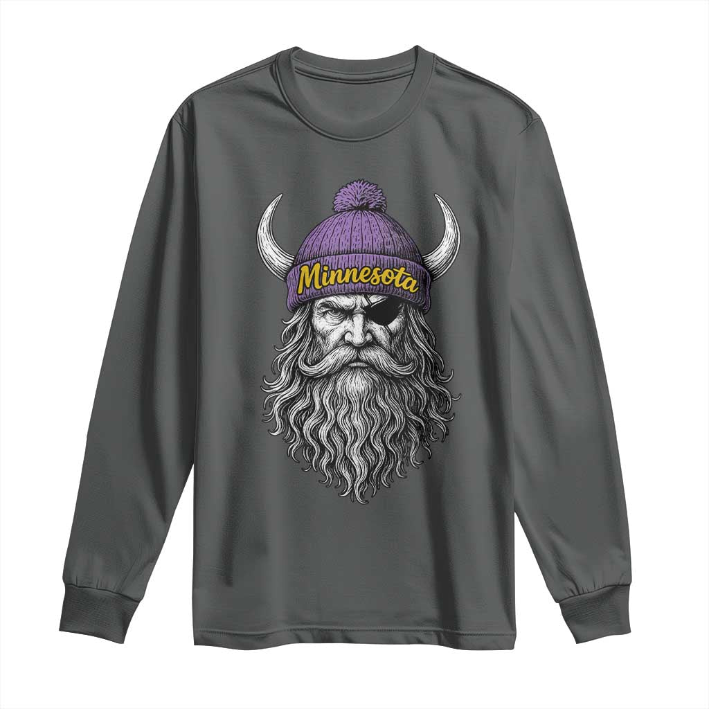 Vintage VF Long Sleeve Shirt Retro Football Sports Fan MFV TS10 Dark Heather Print Your Wear