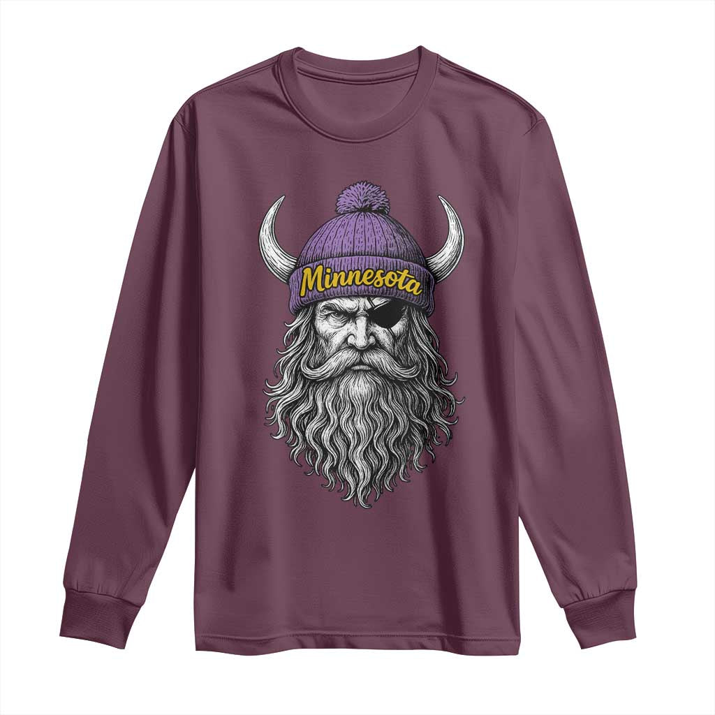 Vintage VF Long Sleeve Shirt Retro Football Sports Fan MFV TS10 Maroon Print Your Wear