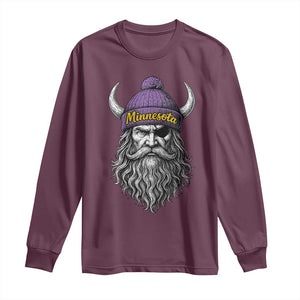 Vintage VF Long Sleeve Shirt Retro Football Sports Fan MFV TS10 Maroon Print Your Wear