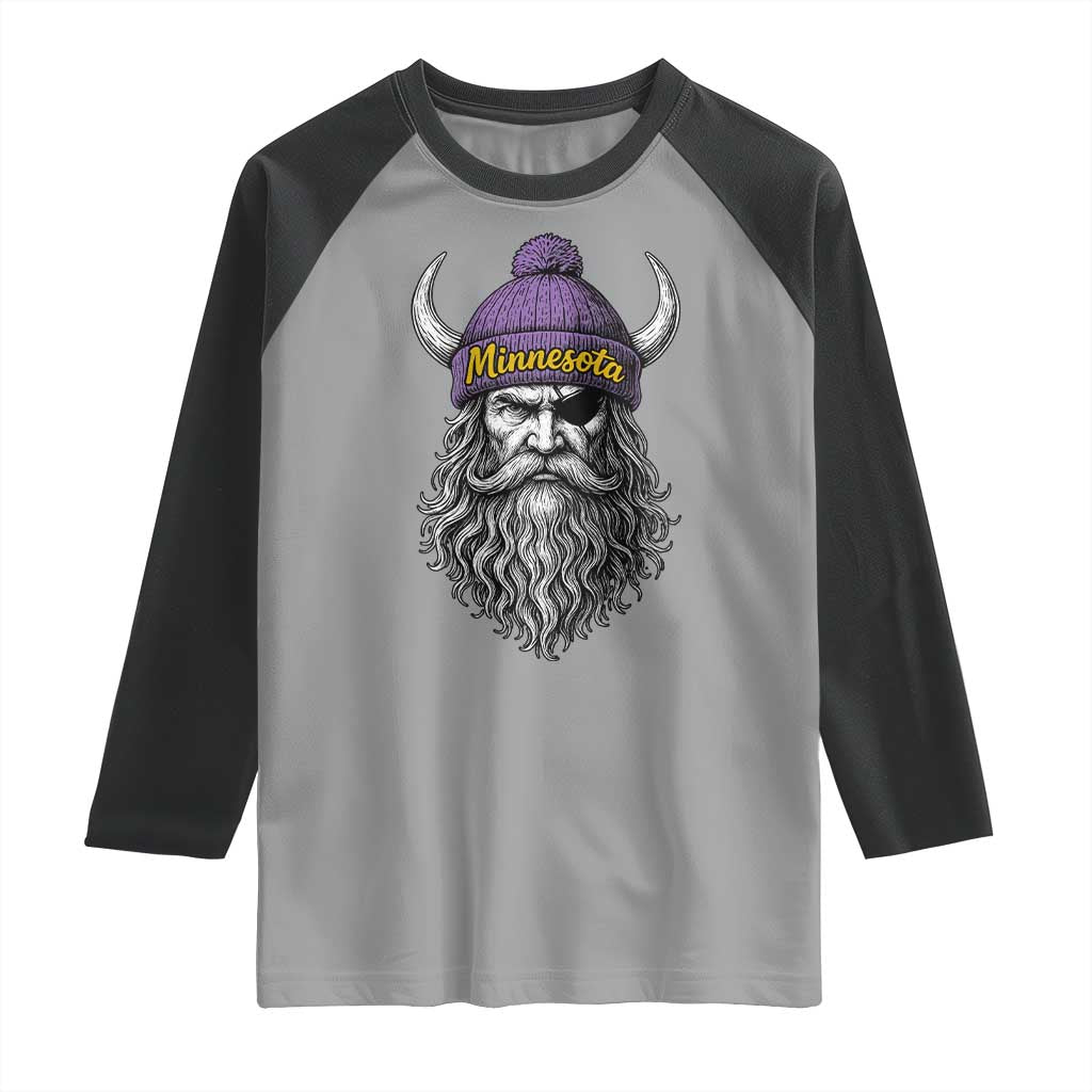 Vintage VF Raglan Shirt Retro Football Sports Fan MFV TS10 Sport Gray Black Print Your Wear