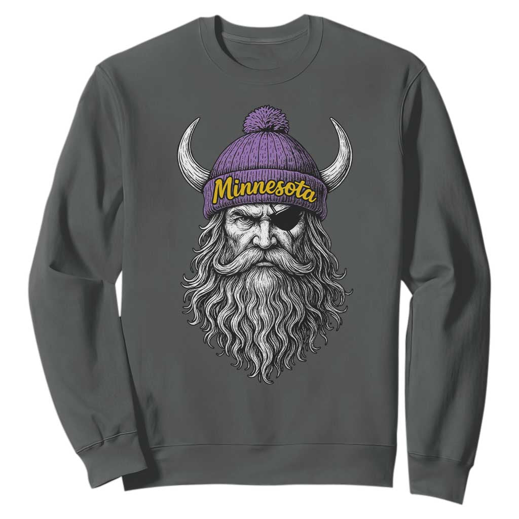 Vintage VF Sweatshirt Retro Football Sports Fan MFV TS10 Dark Heather Print Your Wear