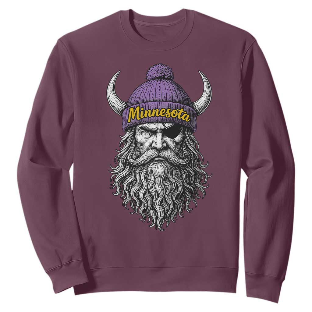 Vintage VF Sweatshirt Retro Football Sports Fan MFV TS10 Maroon Print Your Wear