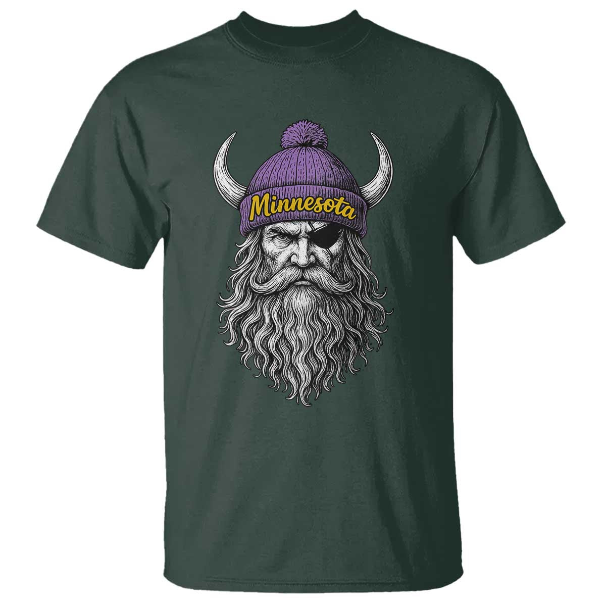 Vintage VF T Shirt Retro Football Sports Fan MFV TS10 Dark Forest Green Print Your Wear