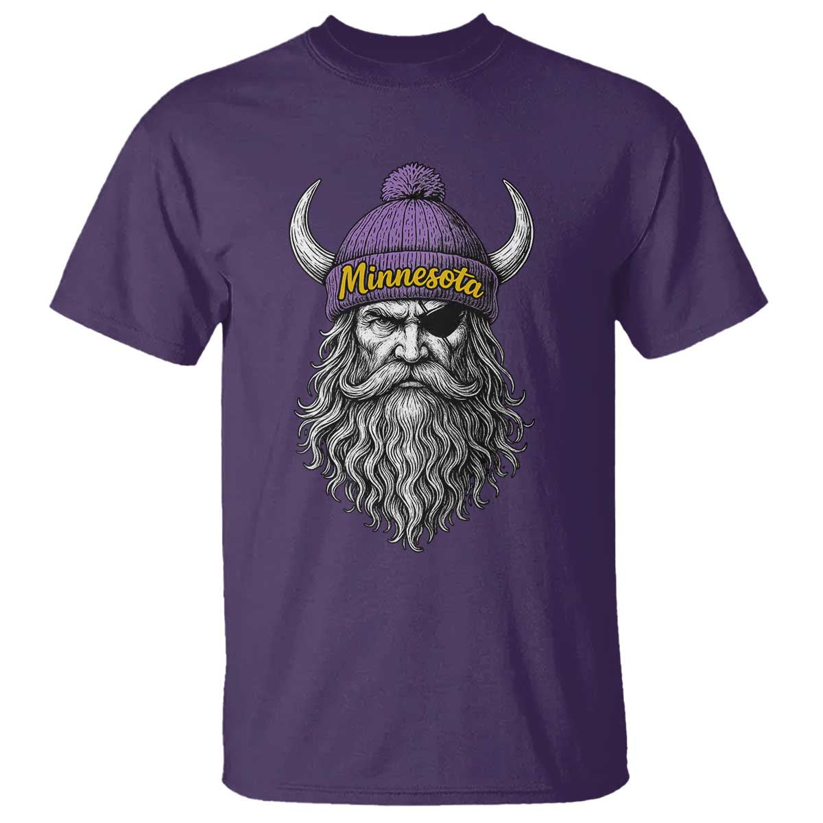 Vintage Minnesota T Shirt Retro Sports Fan TS10 Purple Print Your Wear