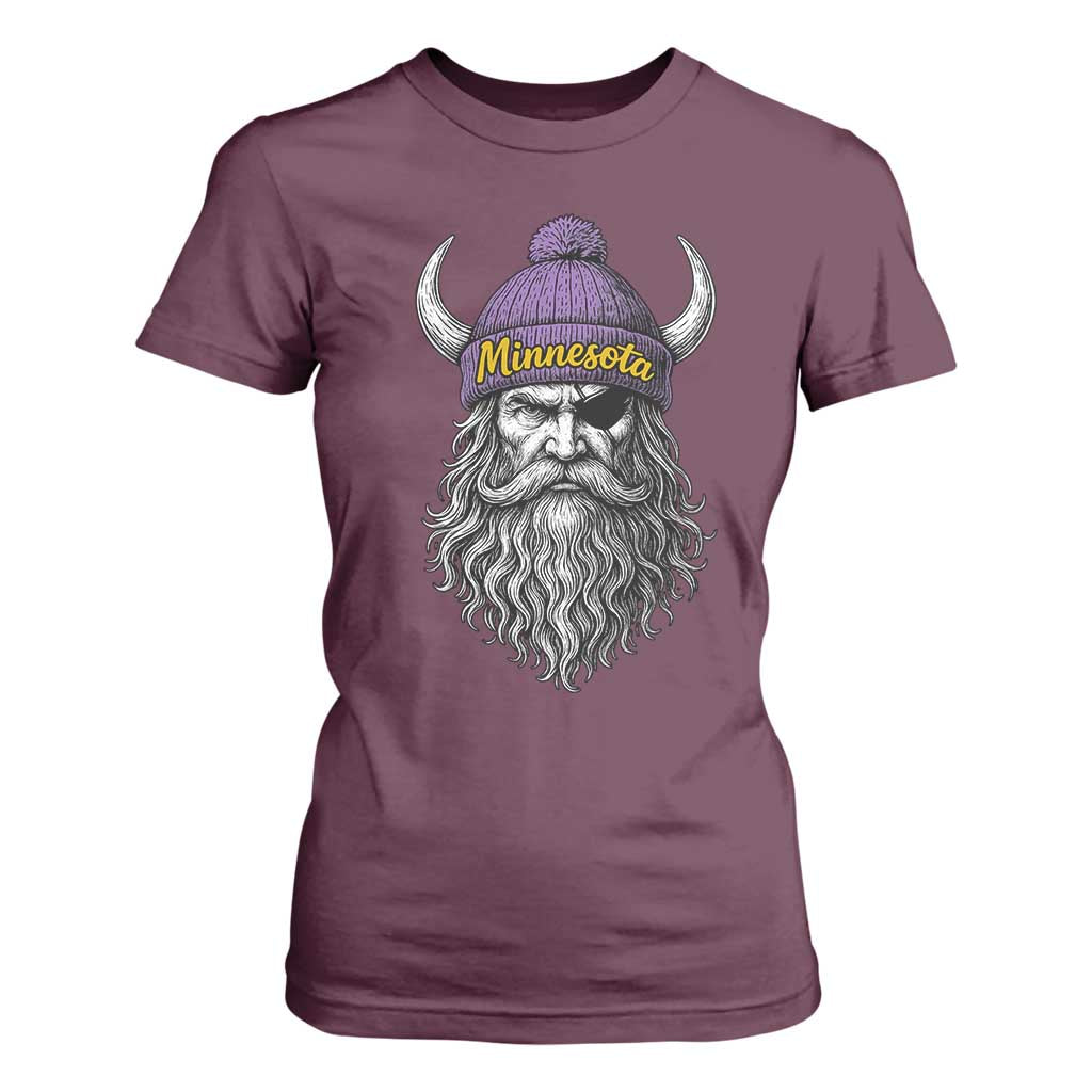 Vintage VF T Shirt For Women Retro Football Sports Fan MFV TS10 Maroon Print Your Wear