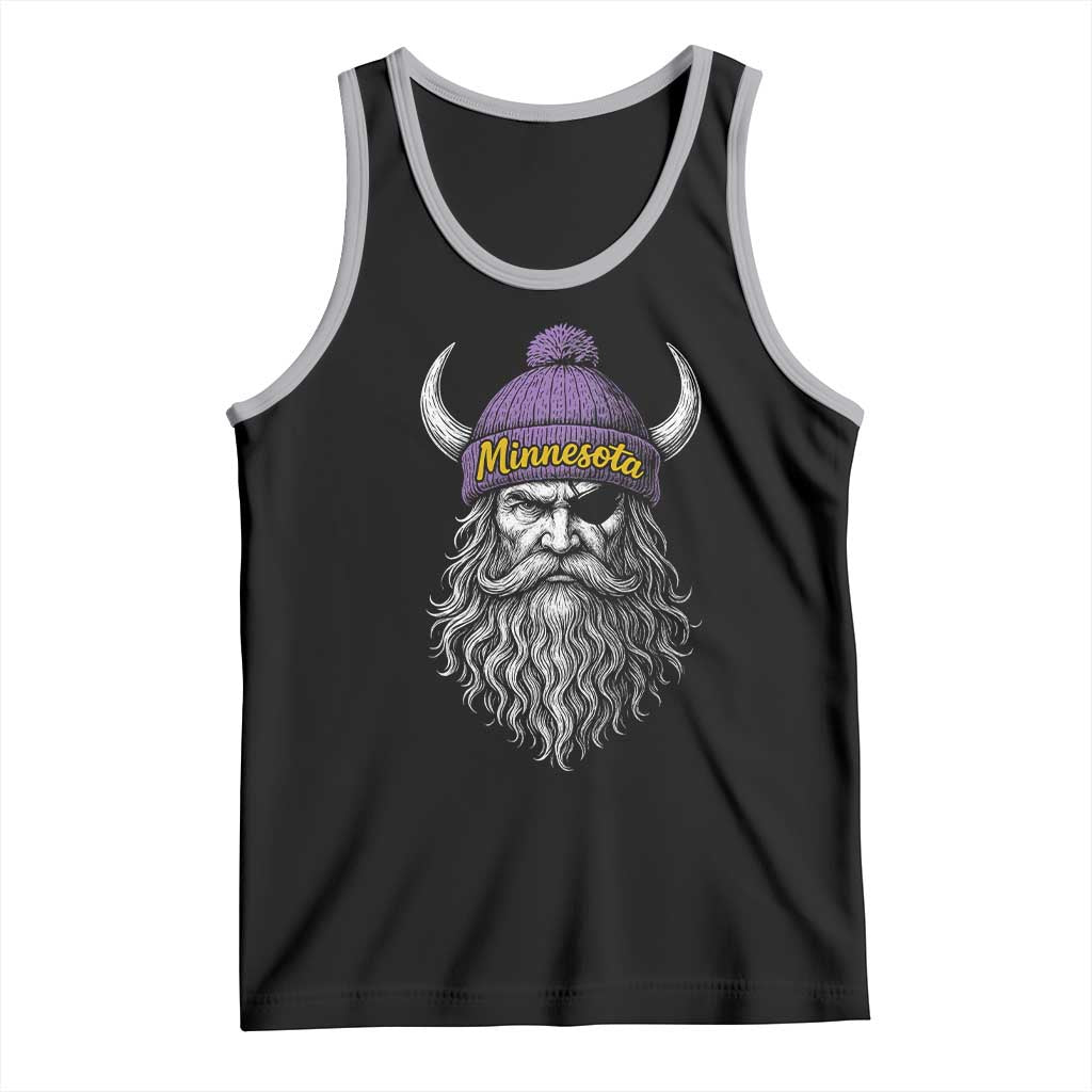 Vintage VF Tank Top Retro Football Sports Fan MFV TS10 Black Athletic Heather Print Your Wear