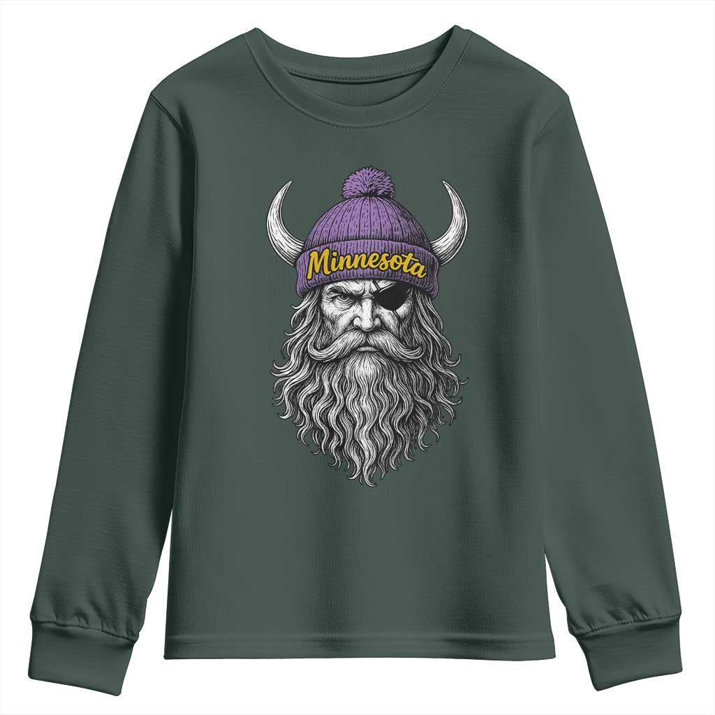 Vintage VF Youth Sweatshirt Retro Football Sports Fan MFV TS10 Dark Forest Green Print Your Wear