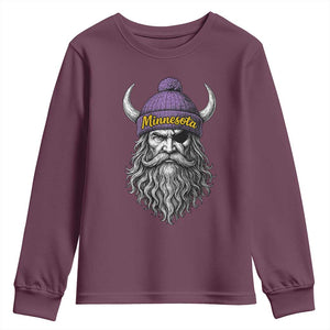 Vintage VF Youth Sweatshirt Retro Football Sports Fan MFV TS10 Maroon Print Your Wear