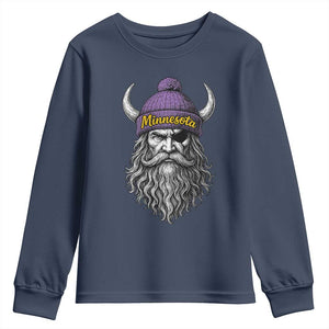 Vintage VF Youth Sweatshirt Retro Football Sports Fan MFV TS10 Navy Print Your Wear