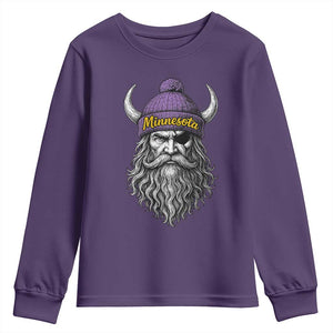 Vintage VF Youth Sweatshirt Retro Football Sports Fan MFV TS10 Purple Print Your Wear