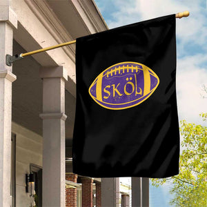 Skol Football Garden Flag Retro Nordic Scandinavian Warrior Axe VF TS10 Print Your Wear
