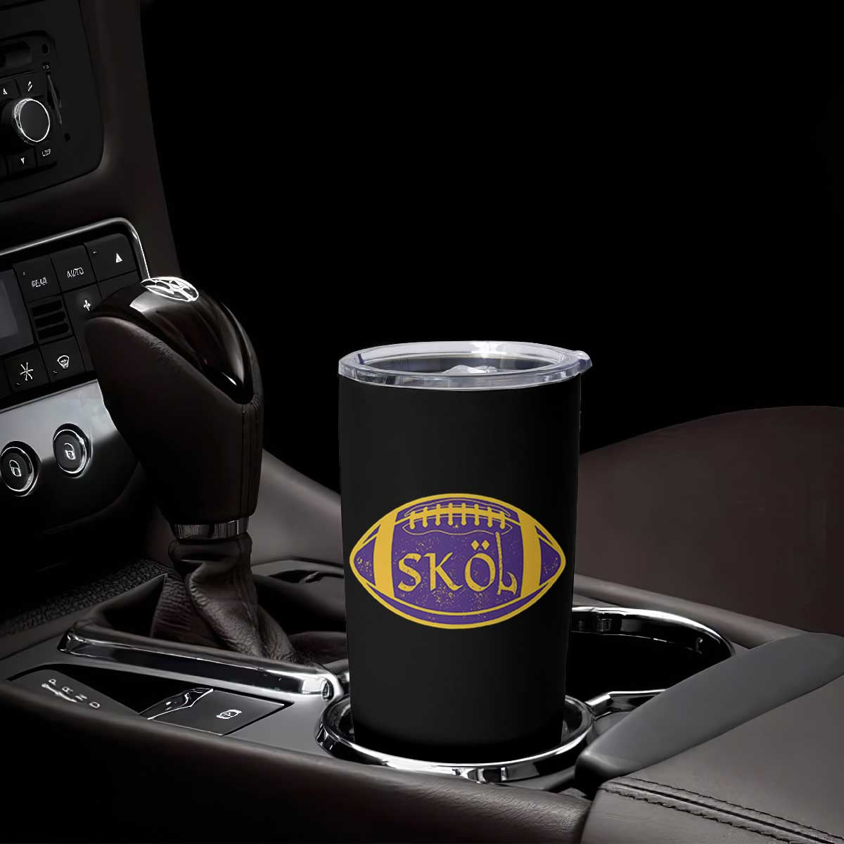 Skol Football Tumbler Cup Retro Nordic Scandinavian Warrior Axe VF TS10 Print Your Wear