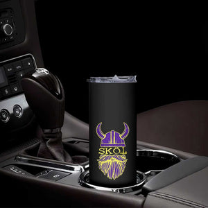 Skol Nordic Scandinavian Warrior Viking Helmet Skinny Tumbler TS10 Print Your Wear