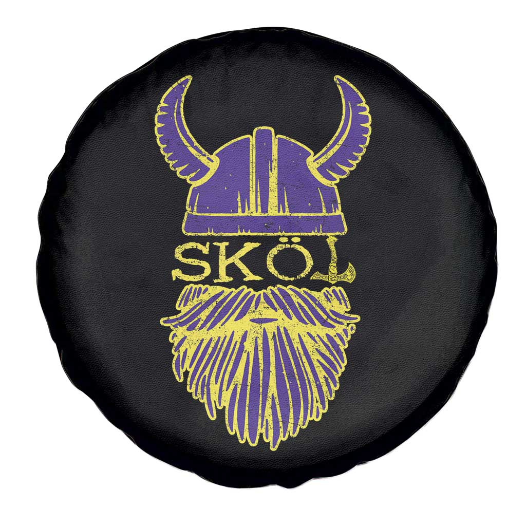 Skol Nordic Scandinavian Warrior Helmet Spare Tire Cover Retro Football Sports Fan MFV TS10 Print Your Wear